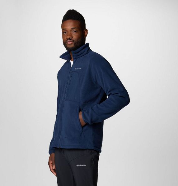 Men Columbia Rapid Expedition™ II Fleece Jackets Navy | US-UKBHVZ-847