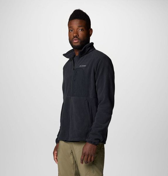 Men Columbia Rapid Expedition™ II Fleece Jackets Black | US-PVRZEH-612