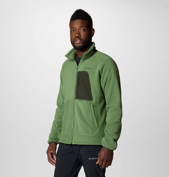 Men Columbia Rapid Expedition™ II Fleece Jackets Green | US-YQKCUA-041