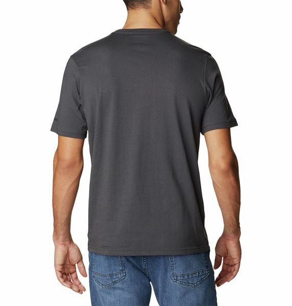 Men Columbia Rapid Ridge™ Graphic T-Shirt Dark Grey / Camo | US-GVRQNY-201