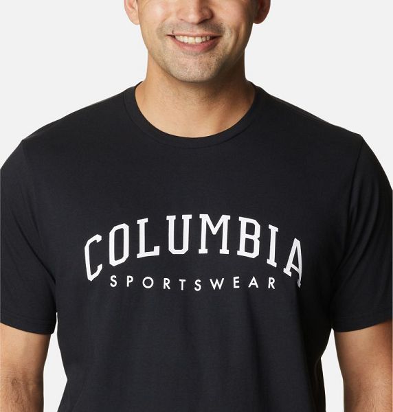 Men Columbia Rockaway River™ Graphic T-Shirt Black | US-KQYZWL-760