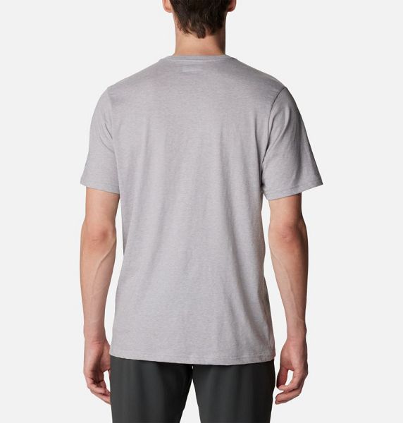 Men Columbia Rockaway River™ Outdoor T-Shirt Grey | US-CVXRWB-576