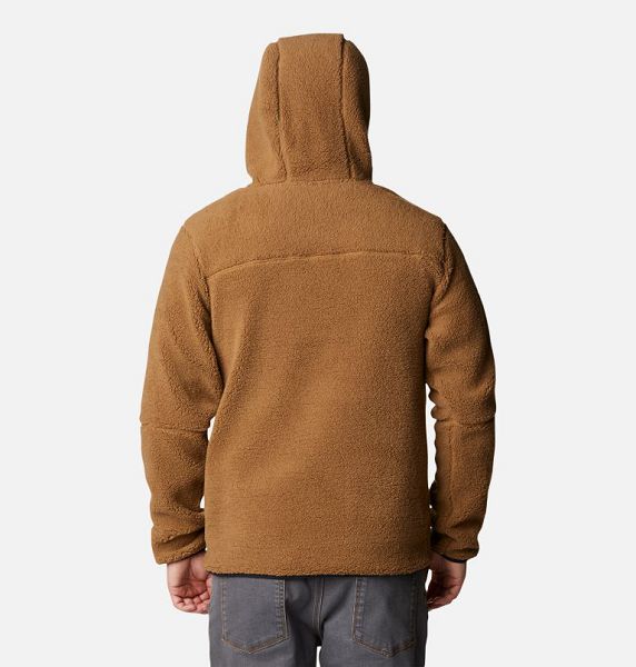 Men Columbia Rugged Ridge™ III Sherpa Hoodie Brown | US-UNPOQF-856