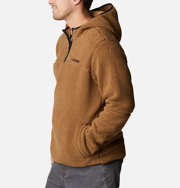 Men Columbia Rugged Ridge™ III Sherpa Hoodie Brown | US-UNPOQF-856