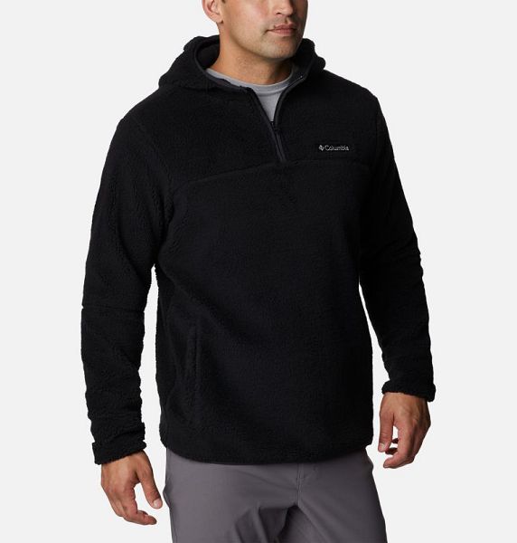 Men Columbia Rugged Ridge™ III Sherpa Hoodie Black | US-MHJNCY-973