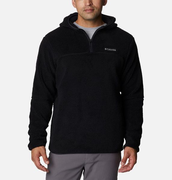 Men Columbia Rugged Ridge™ III Sherpa Hoodie Black | US-MHJNCY-973