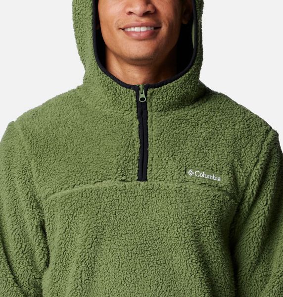 Men Columbia Rugged Ridge™ III Sherpa Hoodie Green | US-YJXNDI-249