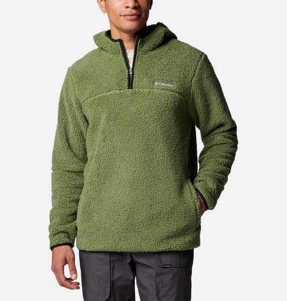 Men Columbia Rugged Ridge™ III Sherpa Hoodie Green | US-RSIVYH-259