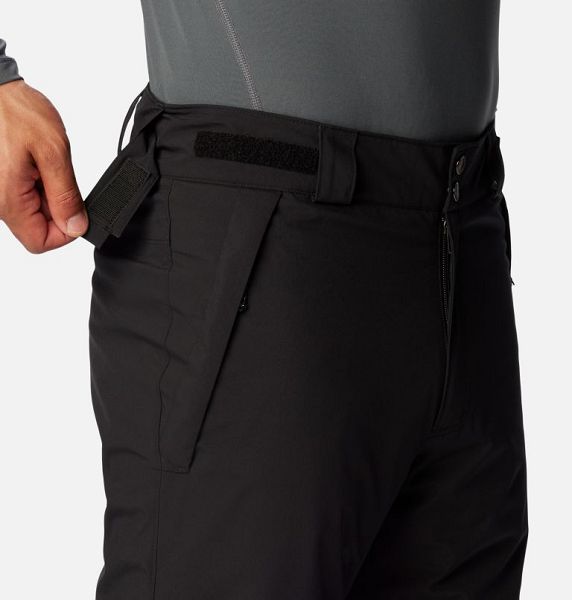 Men Columbia Shafer Canyon™ II Waterproof Ski Pants Black | US-RJPFNH-970