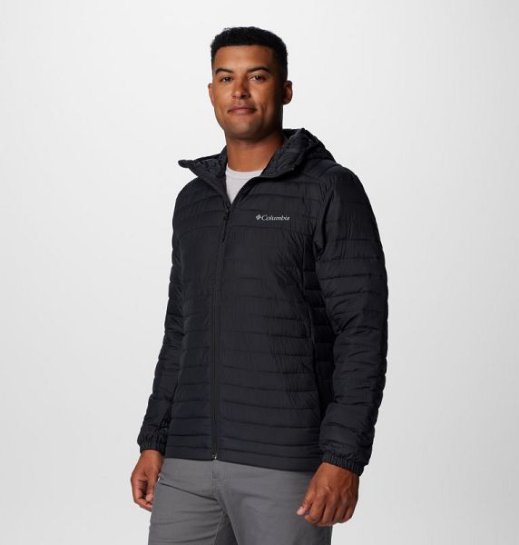 Men Columbia Silver Falls™ II Hooded Insulated Jackets Black | US-JZPOUB-705