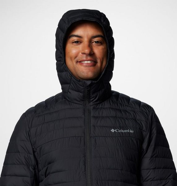 Men Columbia Silver Falls™ II Hooded Insulated Jackets Black | US-JZPOUB-705