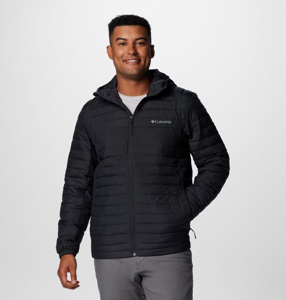 Men Columbia Silver Falls™ II Hooded Insulated Jackets Black | US-JZPOUB-705