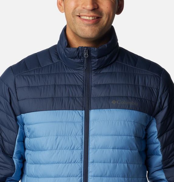 Men Columbia Silver Falls™ Packable Insulated Jackets Navy | US-LUWEGN-386