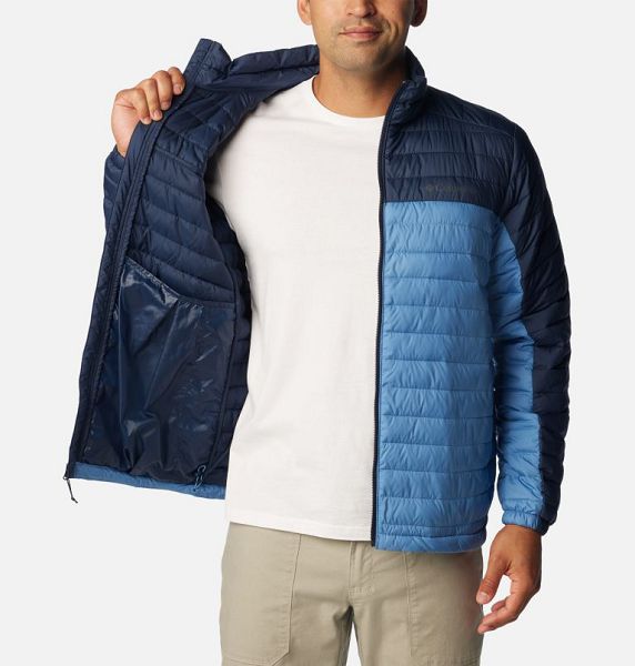 Men Columbia Silver Falls™ Packable Insulated Jackets Navy | US-LUWEGN-386