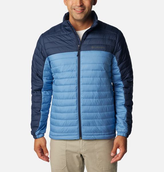 Men Columbia Silver Falls™ Packable Insulated Jackets Navy | US-LUWEGN-386