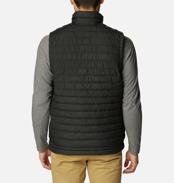 Men Columbia Silver Falls™ Packable Insulated Vest Black | US-HTESPW-958