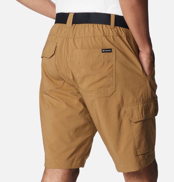 Men Columbia Silver Ridge™ Utility Cargo Walking Shorts Khaki | US-QXZWVY-273