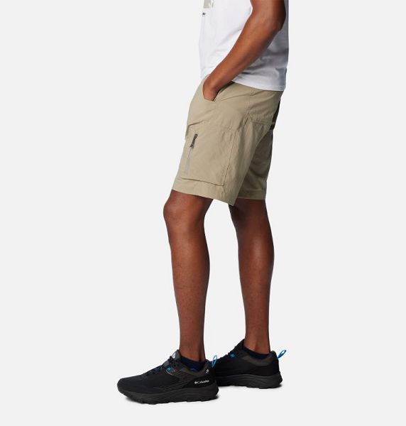 Men Columbia Silver Ridge™ Utility Cargo Walking Shorts Khaki | US-NCUTEW-185