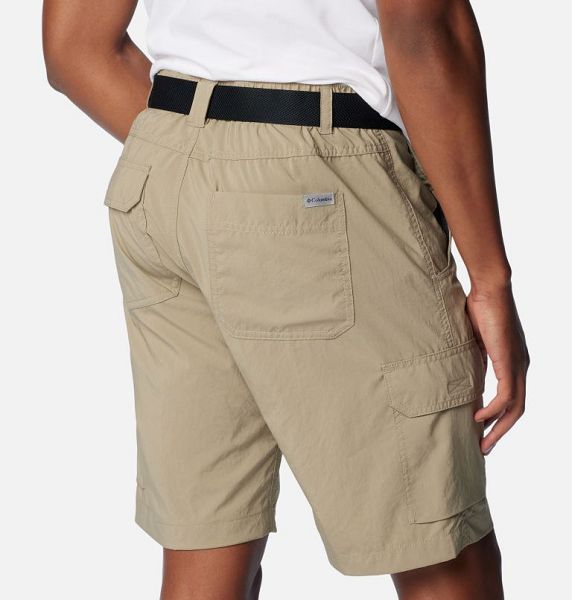 Men Columbia Silver Ridge™ Utility Cargo Walking Shorts Khaki | US-NCUTEW-185