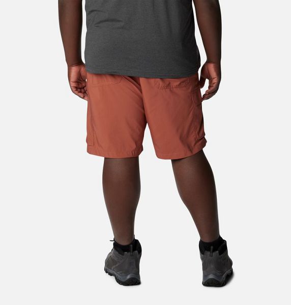 Men Columbia Silver Ridge™ Utility Cargo Walking Shorts Coral | US-KVAOYH-713