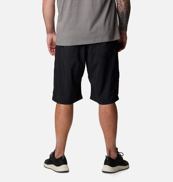 Men Columbia Silver Ridge™ Utility Cargo Walking Shorts Black | US-WJNSZD-439