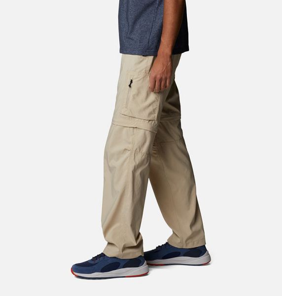 Men Columbia Silver Ridge™ Utility Convertible Walking Pants Khaki | US-LTMJIB-910