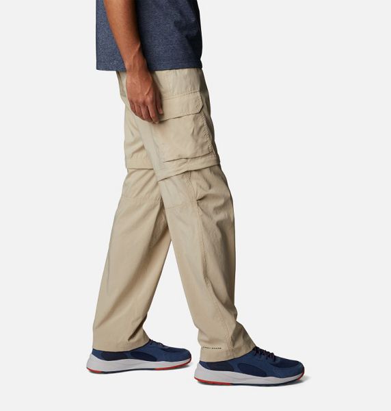 Men Columbia Silver Ridge™ Utility Convertible Walking Pants Khaki | US-LTMJIB-910