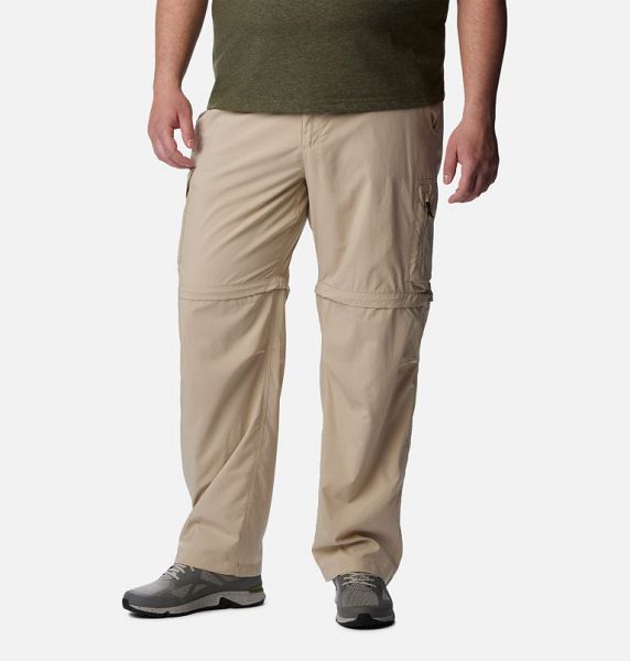 Men Columbia Silver Ridge™ Utility Convertible Walking Pants Khaki | US-LTMJIB-910