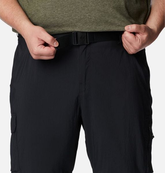 Men Columbia Silver Ridge™ Utility Convertible Walking Pants Black | US-WQPIDT-219