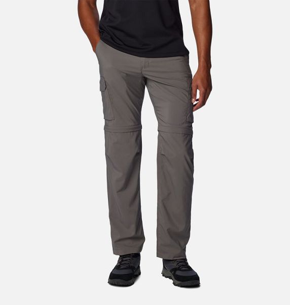 Men Columbia Silver Ridge™ Utility Convertible Walking Pants Grey | US-MEXJDB-631