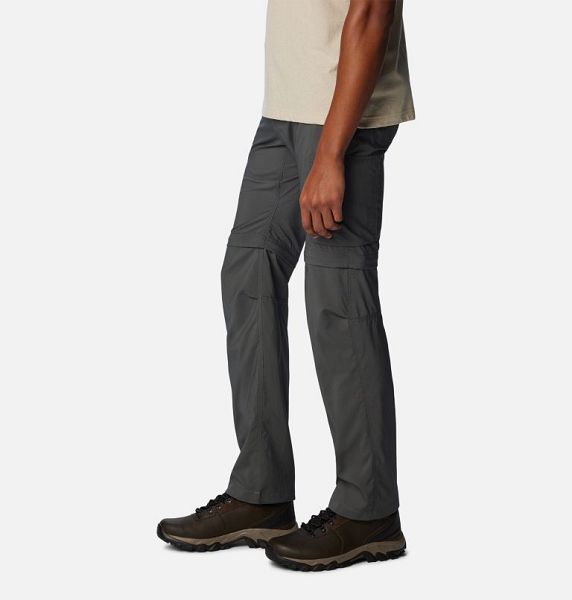 Men Columbia Silver Ridge™ Utility Convertible Walking Pants Dark Grey | US-EGSMFB-675