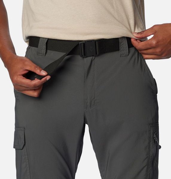 Men Columbia Silver Ridge™ Utility Convertible Walking Pants Dark Grey | US-EGSMFB-675