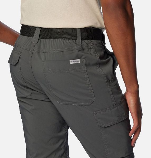 Men Columbia Silver Ridge™ Utility Convertible Walking Pants Dark Grey | US-EGSMFB-675