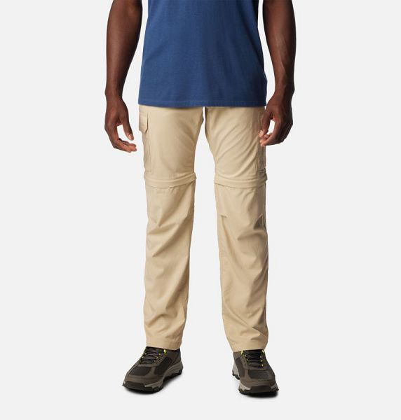 Men Columbia Silver Ridge™ Utility Convertible Walking Pants Khaki | US-YEHQTX-903