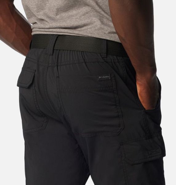 Men Columbia Silver Ridge™ Utility Convertible Walking Pants Black | US-XGJQFP-183