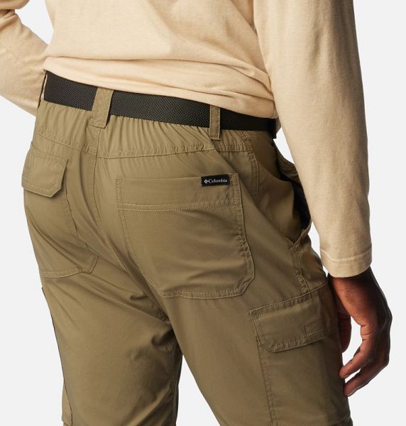 Men Columbia Silver Ridge™ Utility Convertible Walking Pants Grey / Green | US-OCTQLJ-415