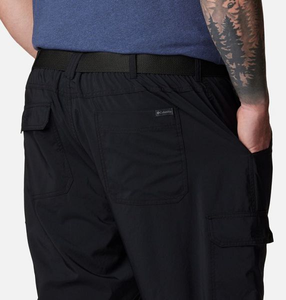 Men Columbia Silver Ridge™ Utility Hiking Pants Black | US-ZBELSA-925