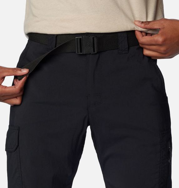 Men Columbia Silver Ridge™ Utility Walking Pants Black | US-NRZCIA-851