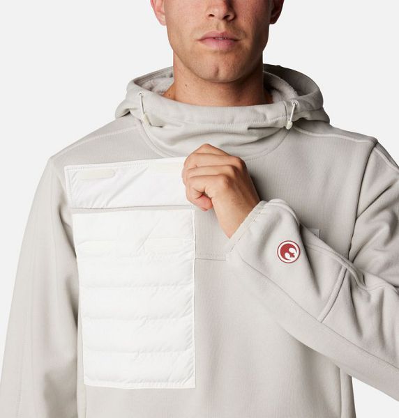 Men Columbia Skywalker Pilot Pullover White | US-BHOXYR-826