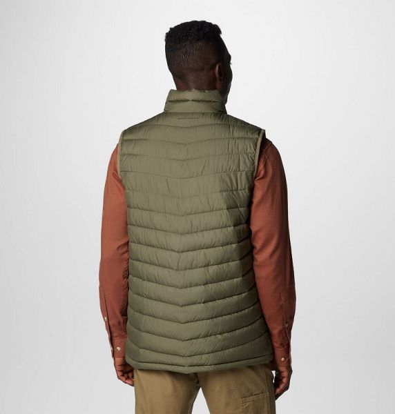 Men Columbia Slope Edge™ II Insulated Gilet Grey / Green | US-NZKXPQ-862