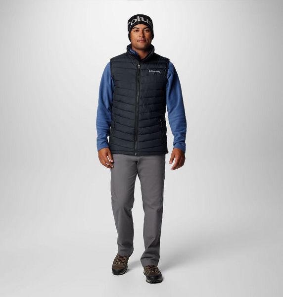 Men Columbia Slope Edge™ II Insulated Gilet Black | US-ABVZWO-948