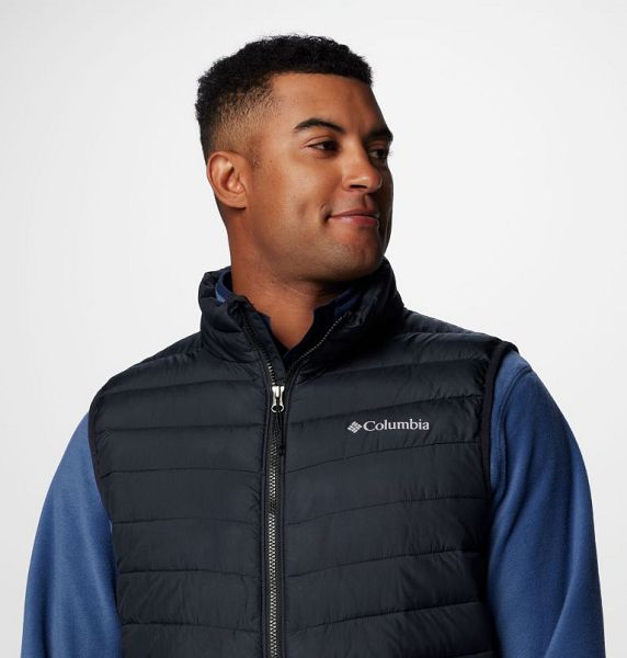 Men Columbia Slope Edge™ II Insulated Gilet Black | US-ABVZWO-948