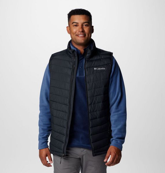 Men Columbia Slope Edge™ II Insulated Gilet Black | US-ABVZWO-948