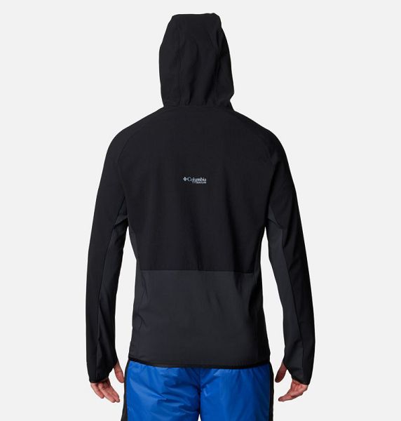 Men Columbia Spectre Ridge™ II Technical Hooded Fleece Jackets Black | US-ZQTIKX-196