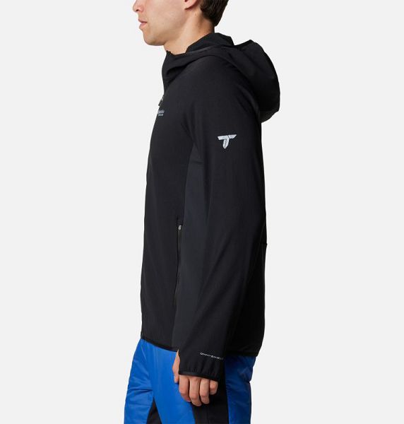 Men Columbia Spectre Ridge™ II Technical Hooded Fleece Jackets Black | US-ZQTIKX-196