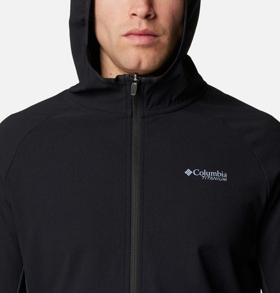 Men Columbia Spectre Ridge™ II Technical Hooded Fleece Jackets Black | US-ZQTIKX-196