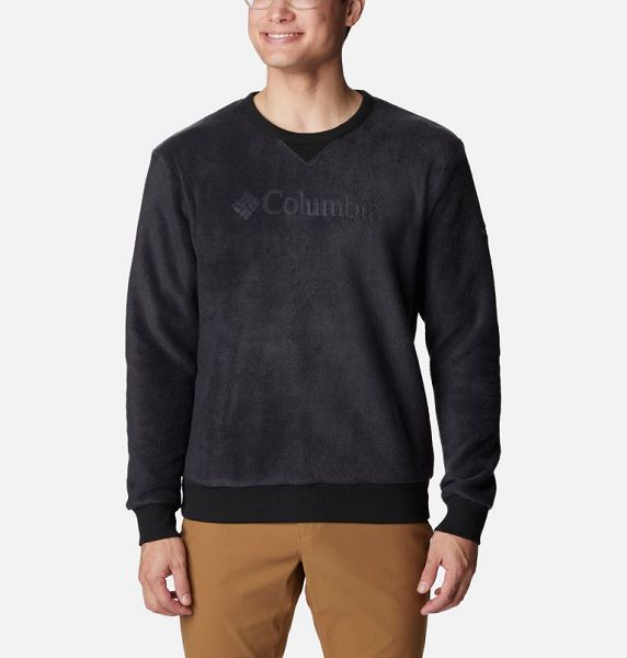 Men Columbia Steens Mountain™ Crew 2.0 Fleece Sweatshirts Black | US-UMTZVG-840