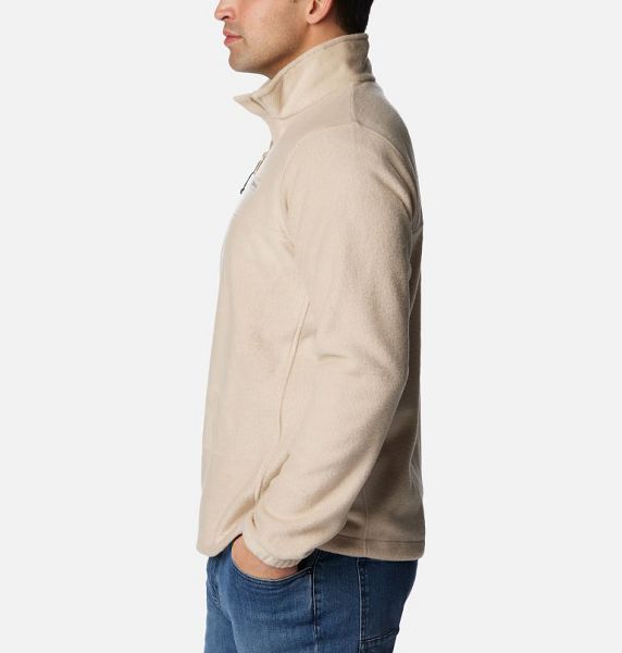 Men Columbia Steens Mountain™ Half Zip Fleece Khaki | US-QFENJS-428