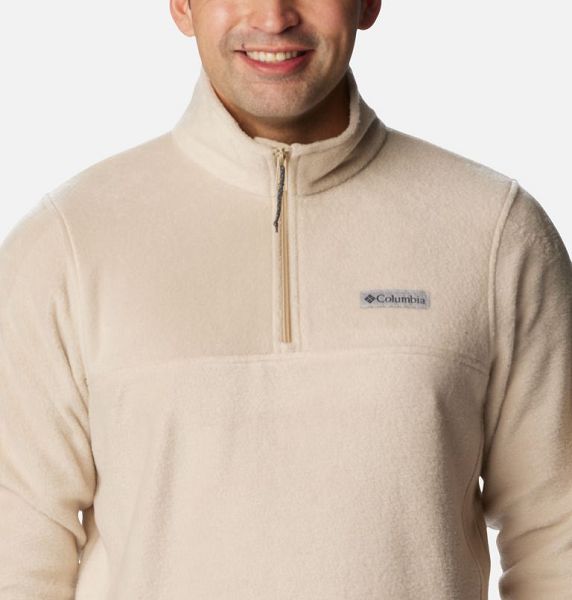 Men Columbia Steens Mountain™ Half Zip Fleece Khaki | US-QFENJS-428