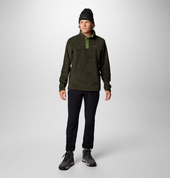 Men Columbia Steens Mountain™ II Half Snap Fleece Deep Green | US-BOLVXQ-961